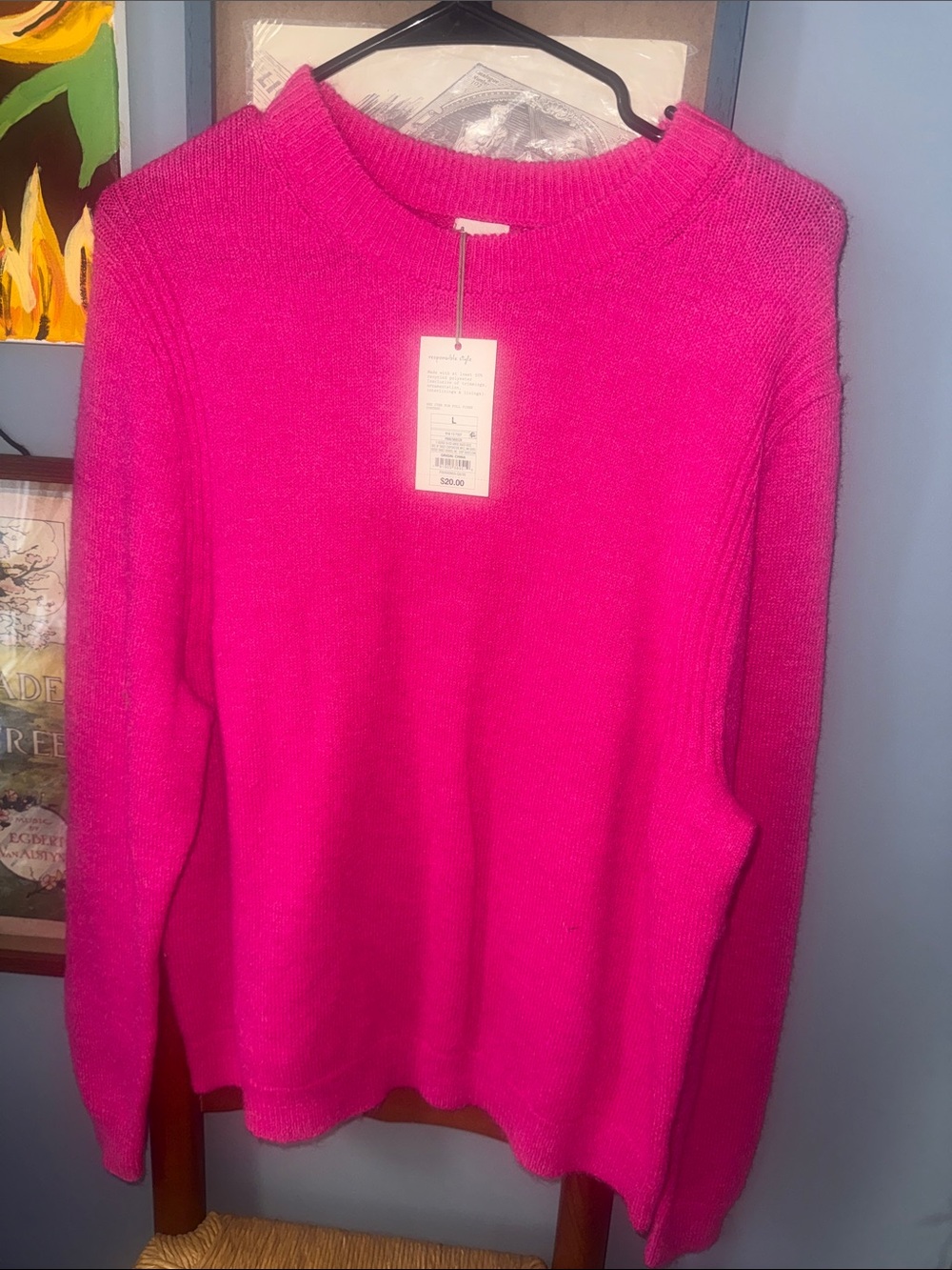 Target Hot Pink Crewneck Sweater